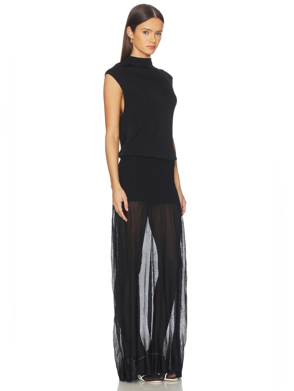 Revolve SRG Charmain Blouson Dress in Black NEW XXS SRGR-WD4